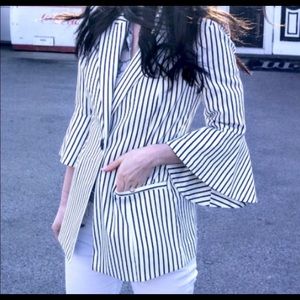 Cabi, Navy & White Blazer